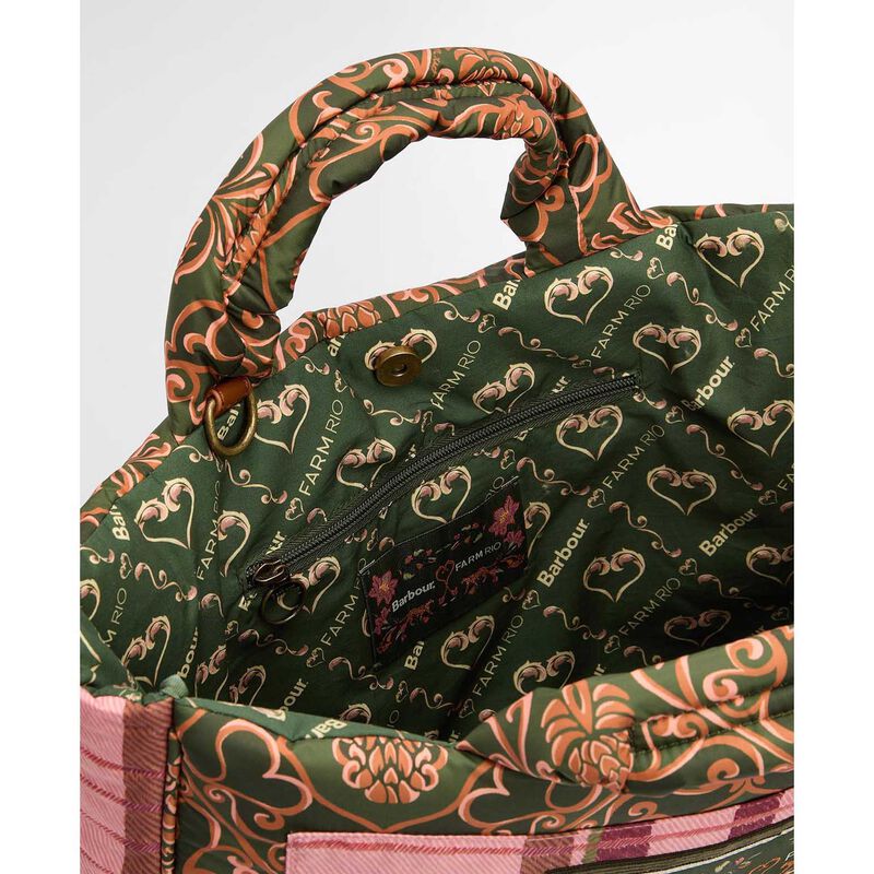 Barbour X FARM Rio Maria Clara Tote Bag image number 2